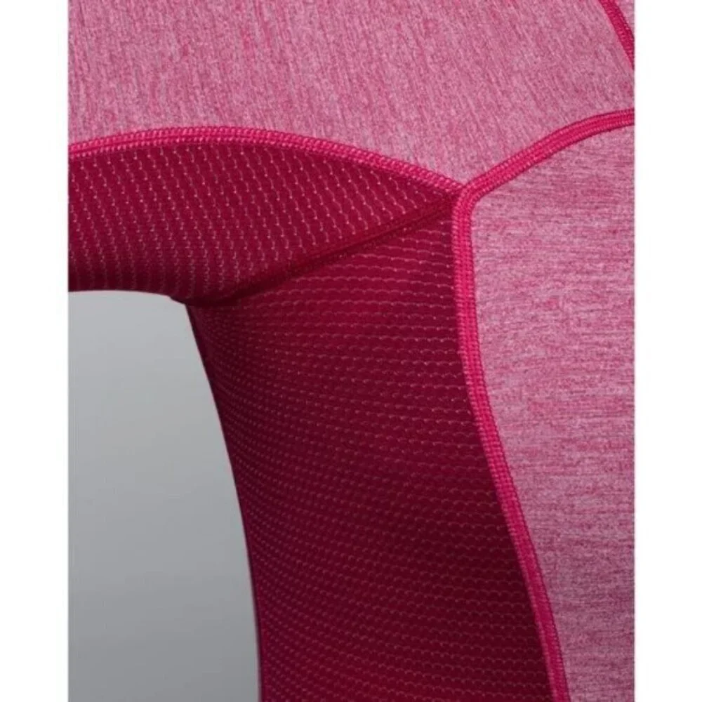 Lululemon Run For Gold 1/2 Zip Heathered Bumble Berry Size 4 - Picture 4 of 13